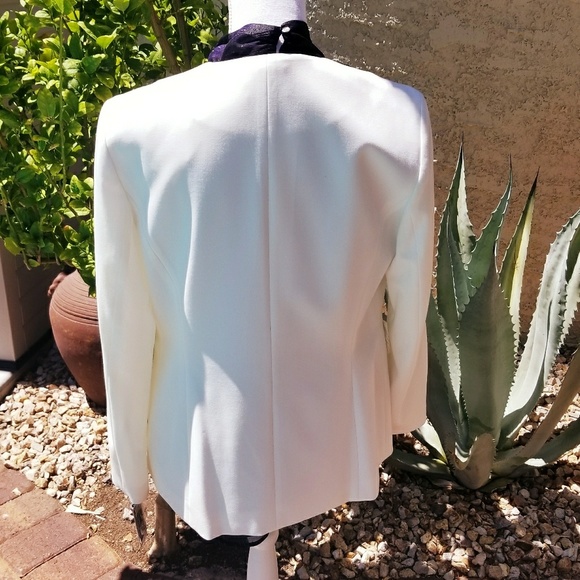 NWT Nine West Women's Blazer Ivory Size 8 - Picture 3 of 3